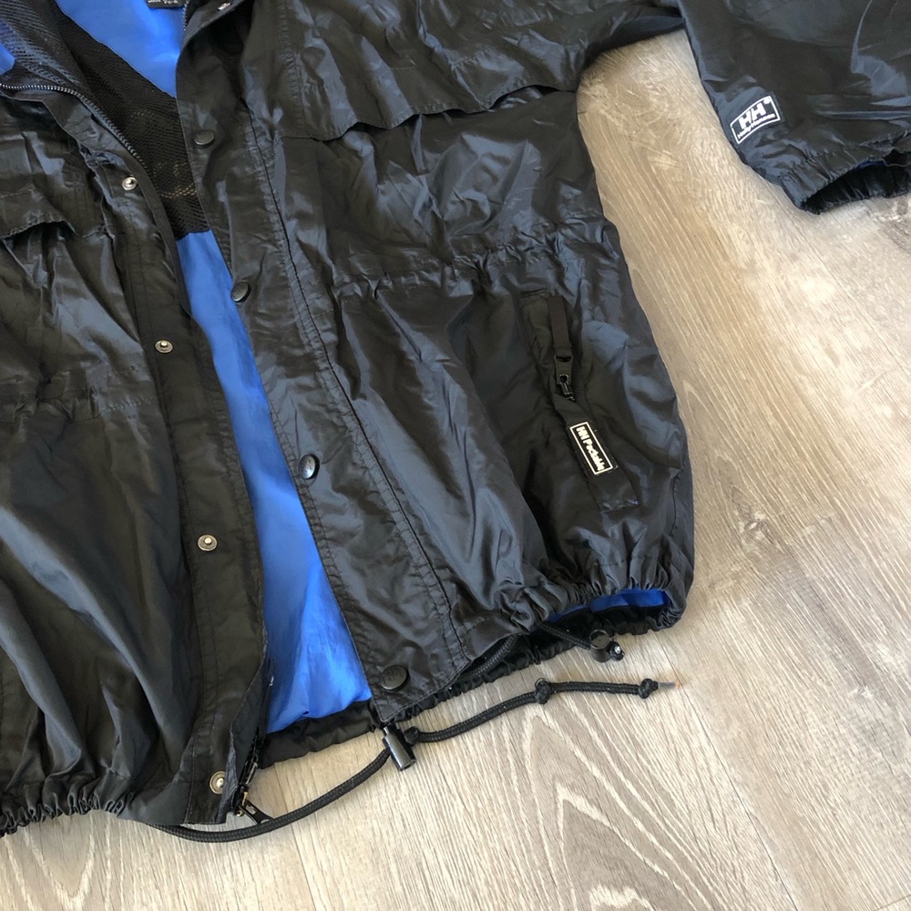 90s Helly Hansen Packable Line Drawstring Windbre… - image 4